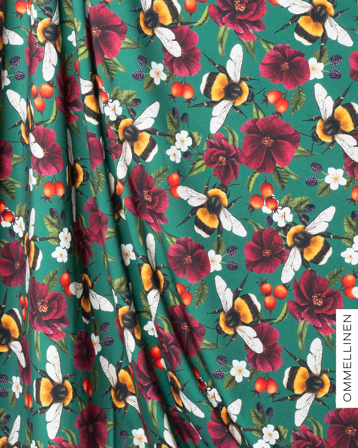 Jersey - PRE-CUT, Pörriäinen - ocean green