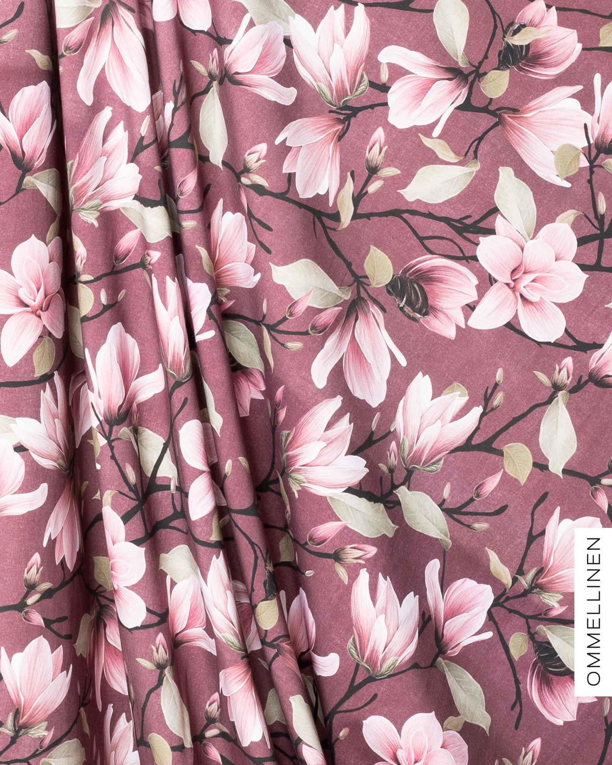 Jersey - PRE-CUT, Magnolian kuiskaus voluminous - berry