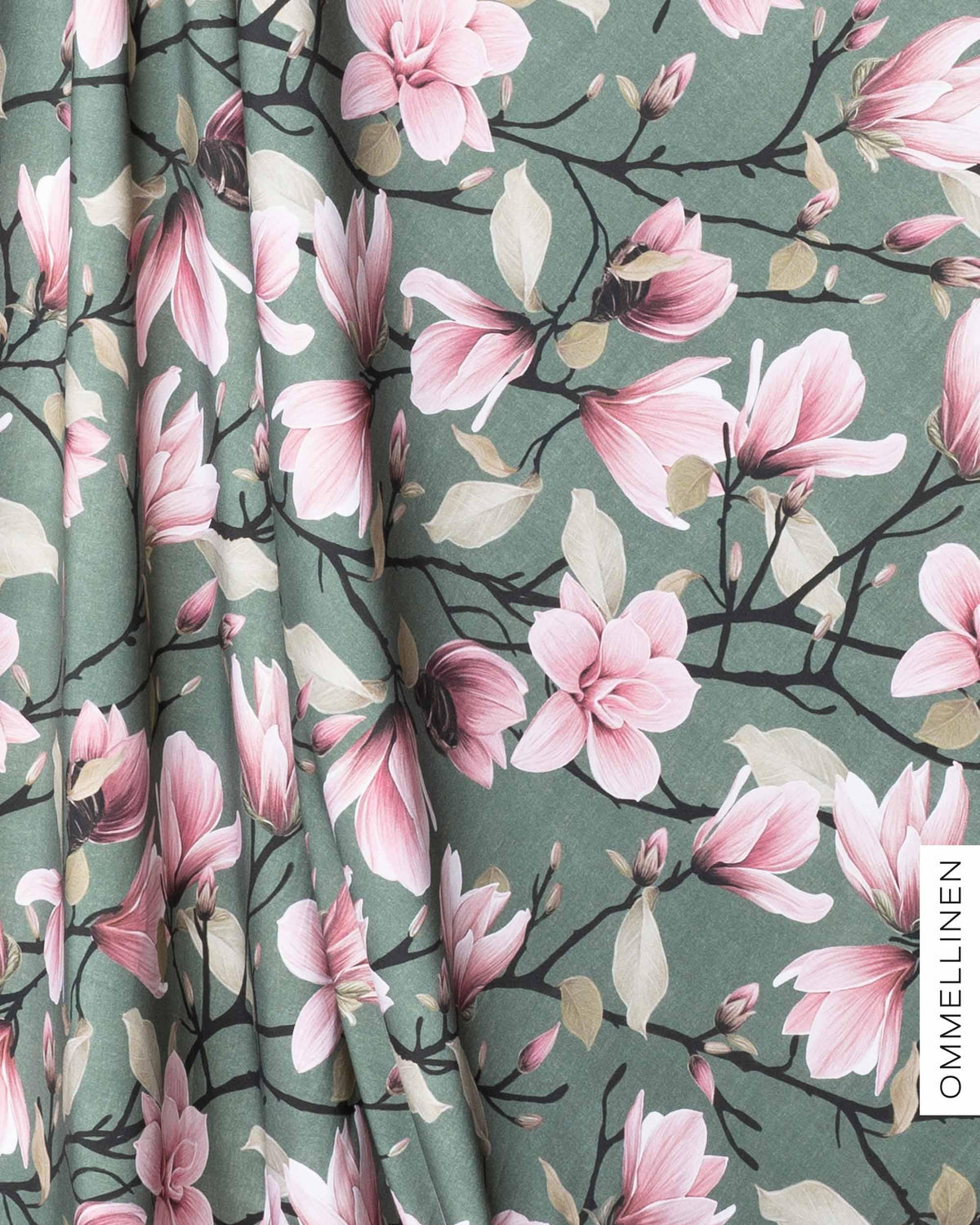 Jersey - PRE-CUT, Magnolian kuiskaus voluminous - sage