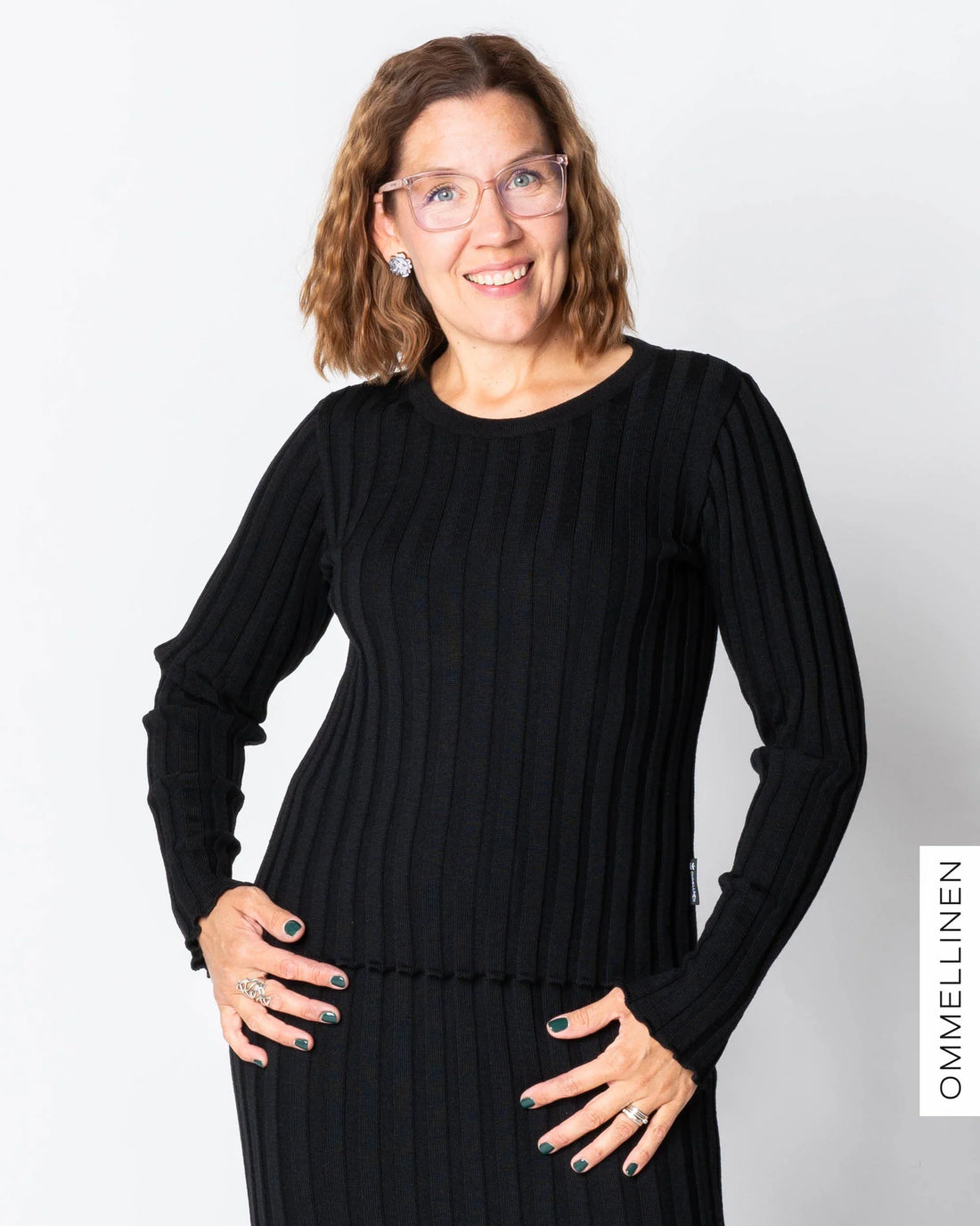 RIBBI shirt - merino wool, black