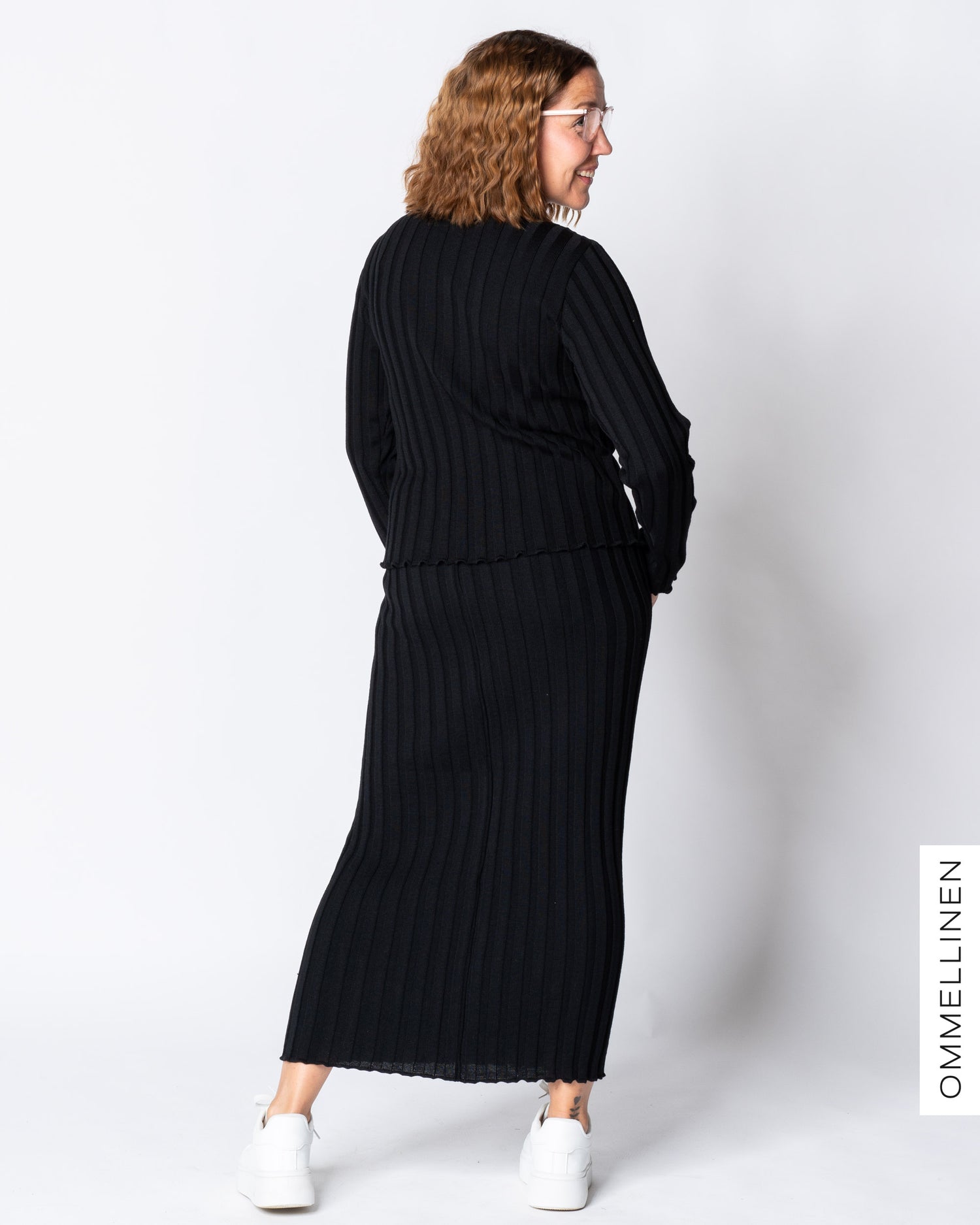 RIBBI shirt - merino wool, black