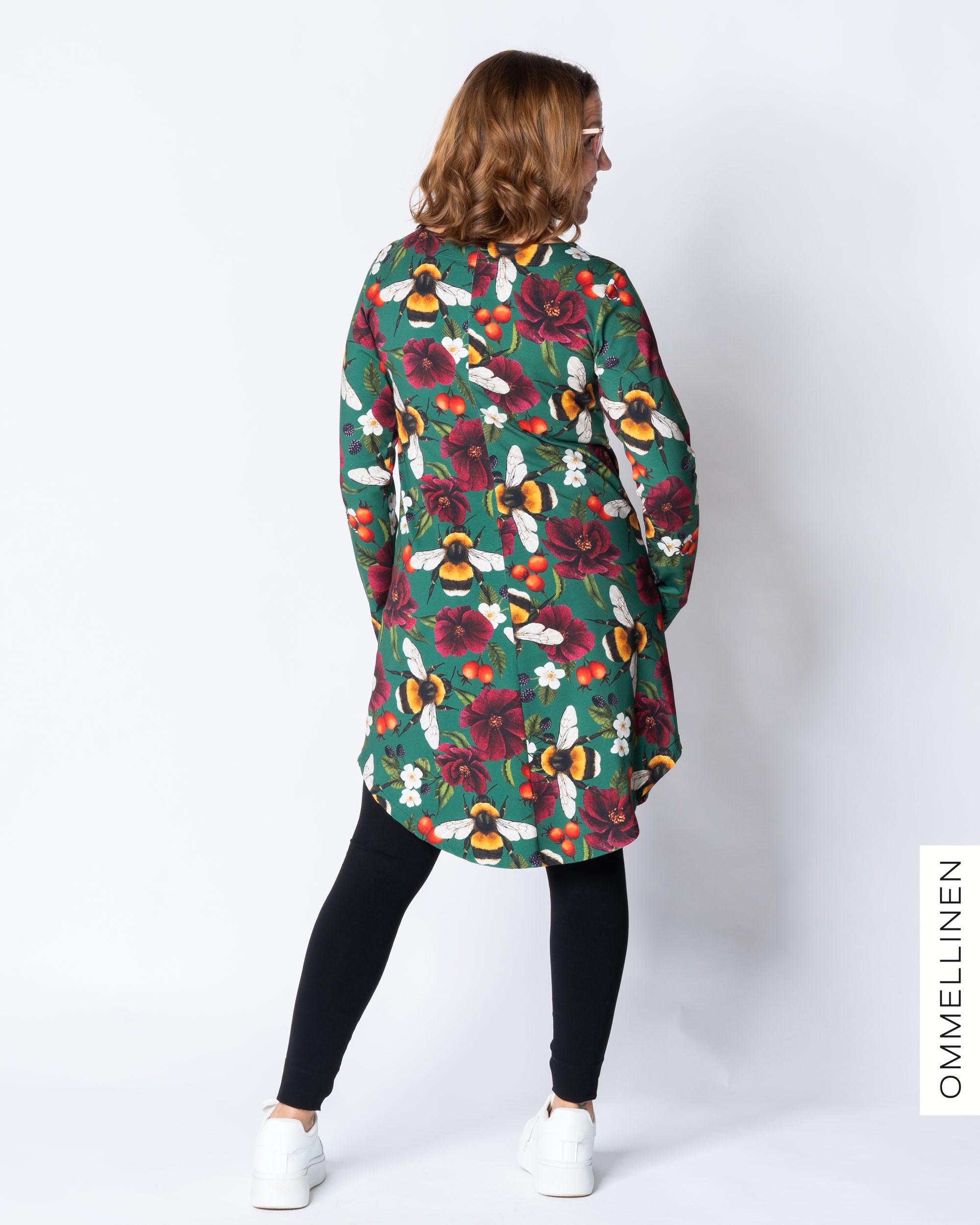 KAMOON tunic, Pörriäinen - ocean green