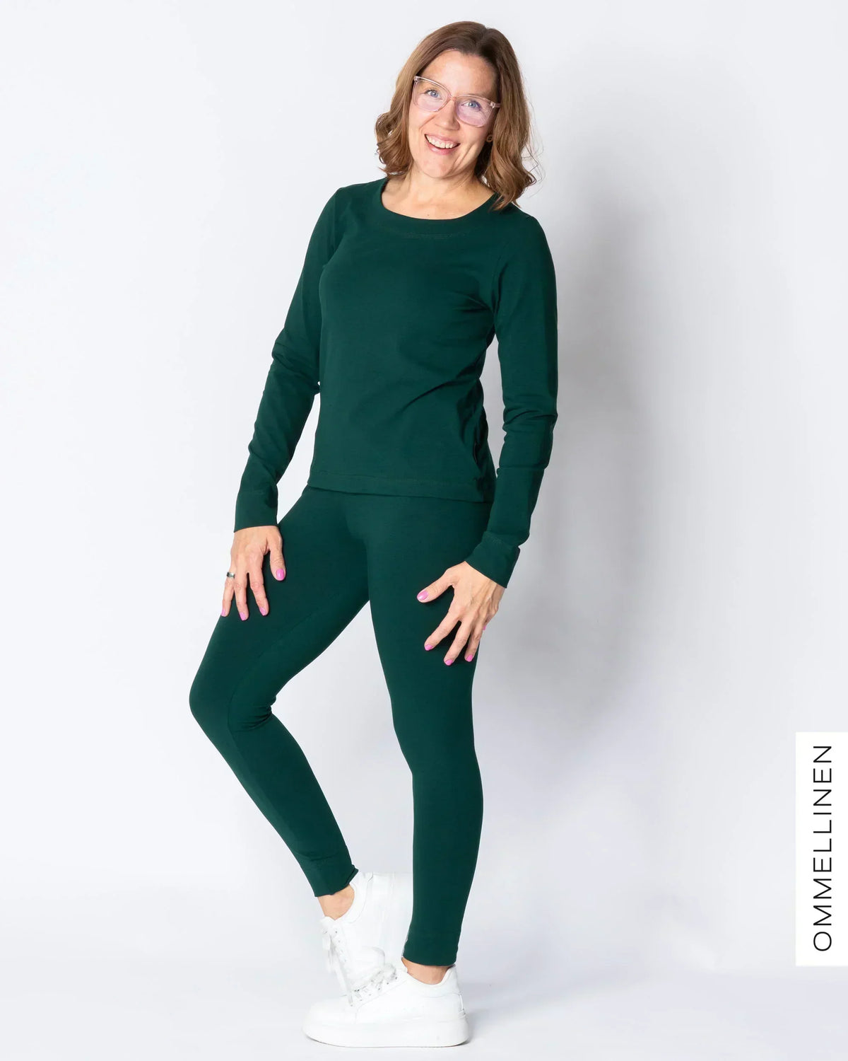 LEMPI leggings, emerald