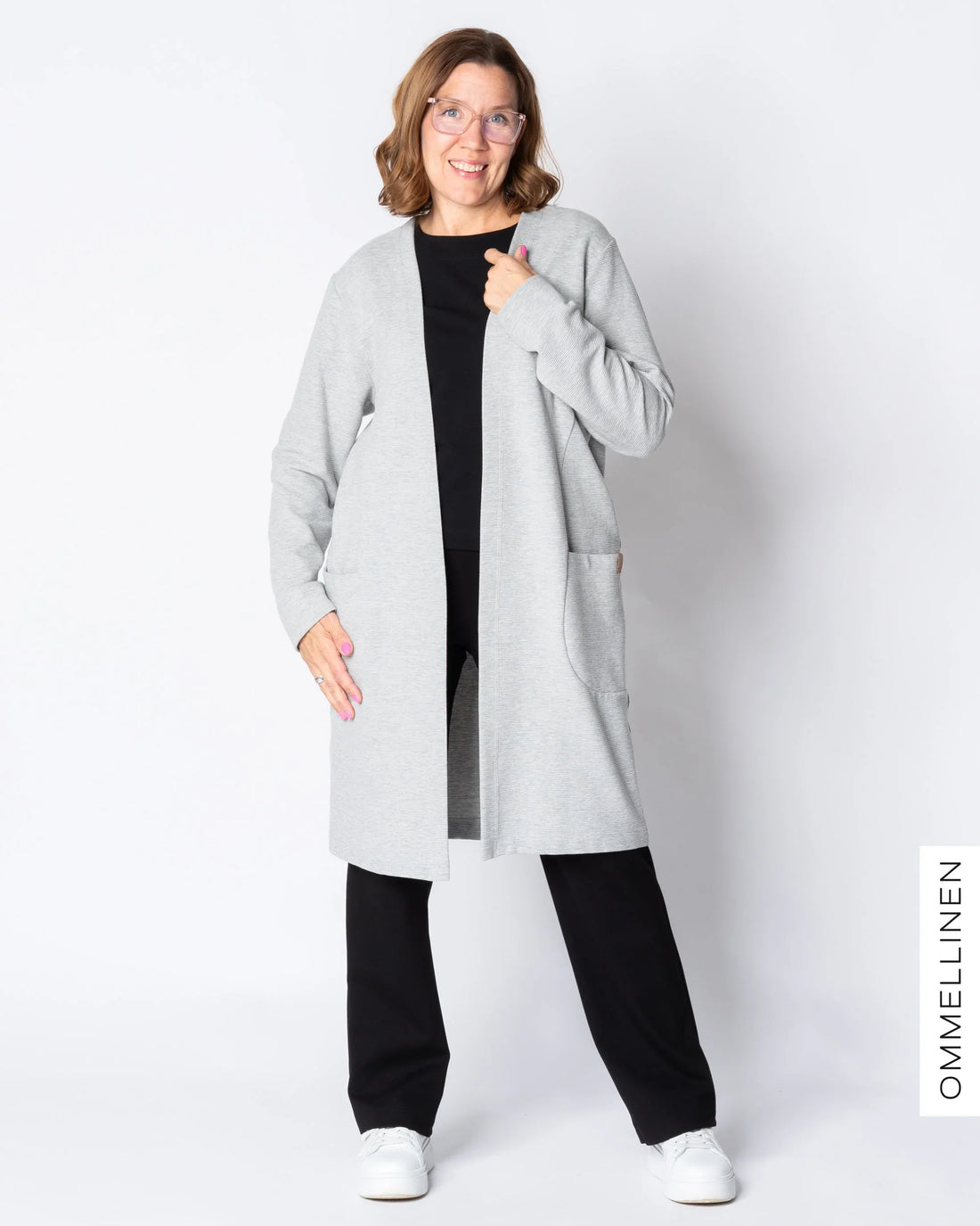 SÄRMÄ jacket, melange grey