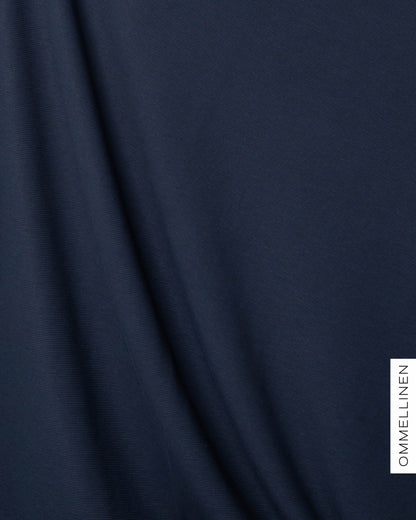 Ottoman - cotton knit, navy