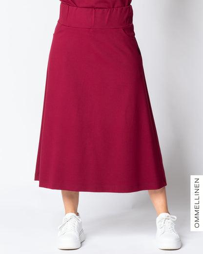 LUOTTO skirt, burgundy