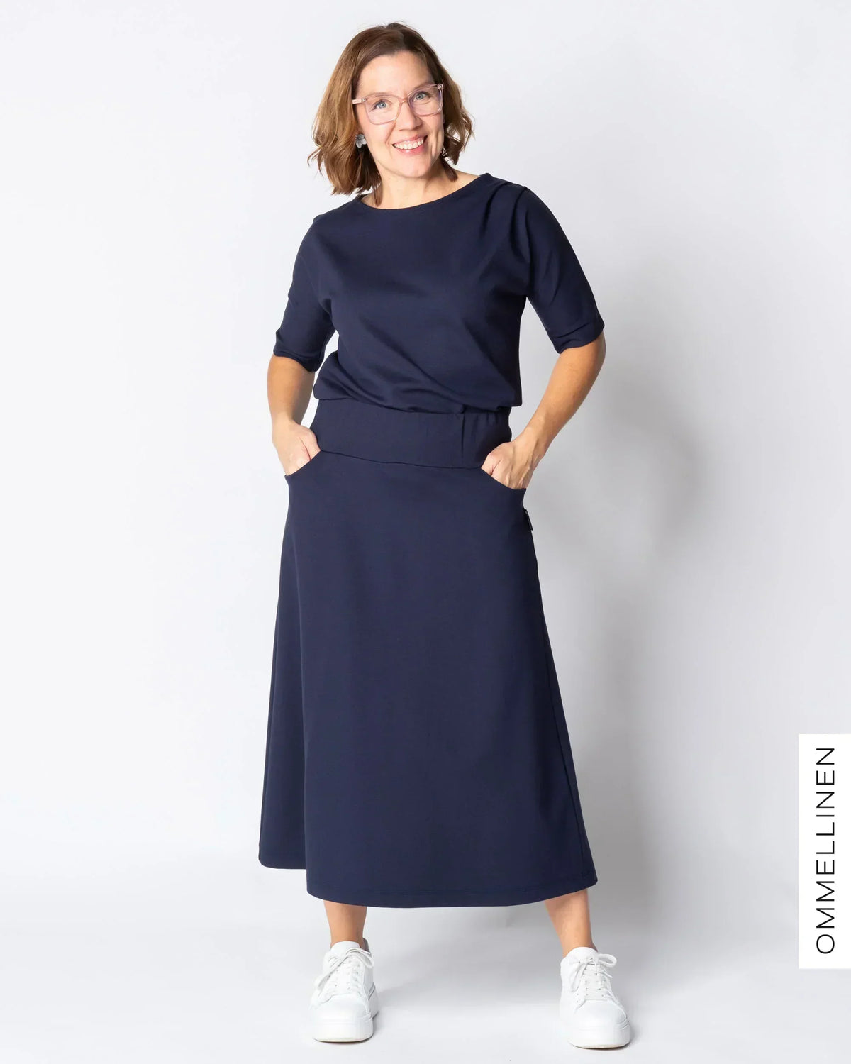 LUOTTO skirt, deep blue