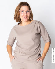 LASKOS t-shirt 1/2-sleeve, latte