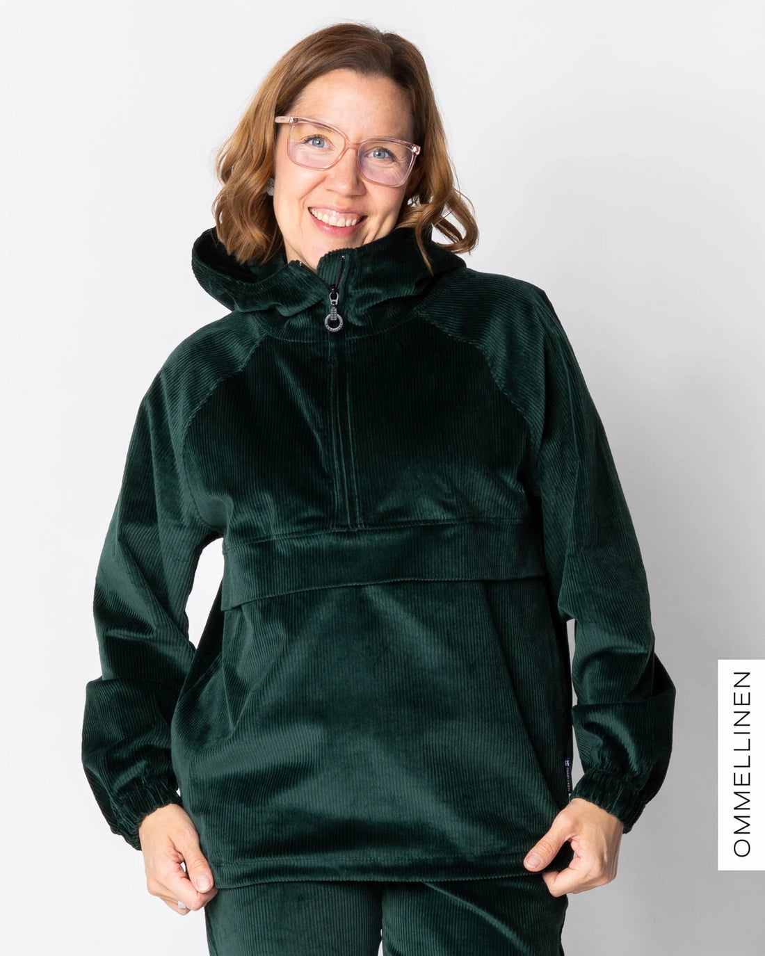 ANORAK - corduroy, green