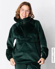 ANORAK - corduroy, green