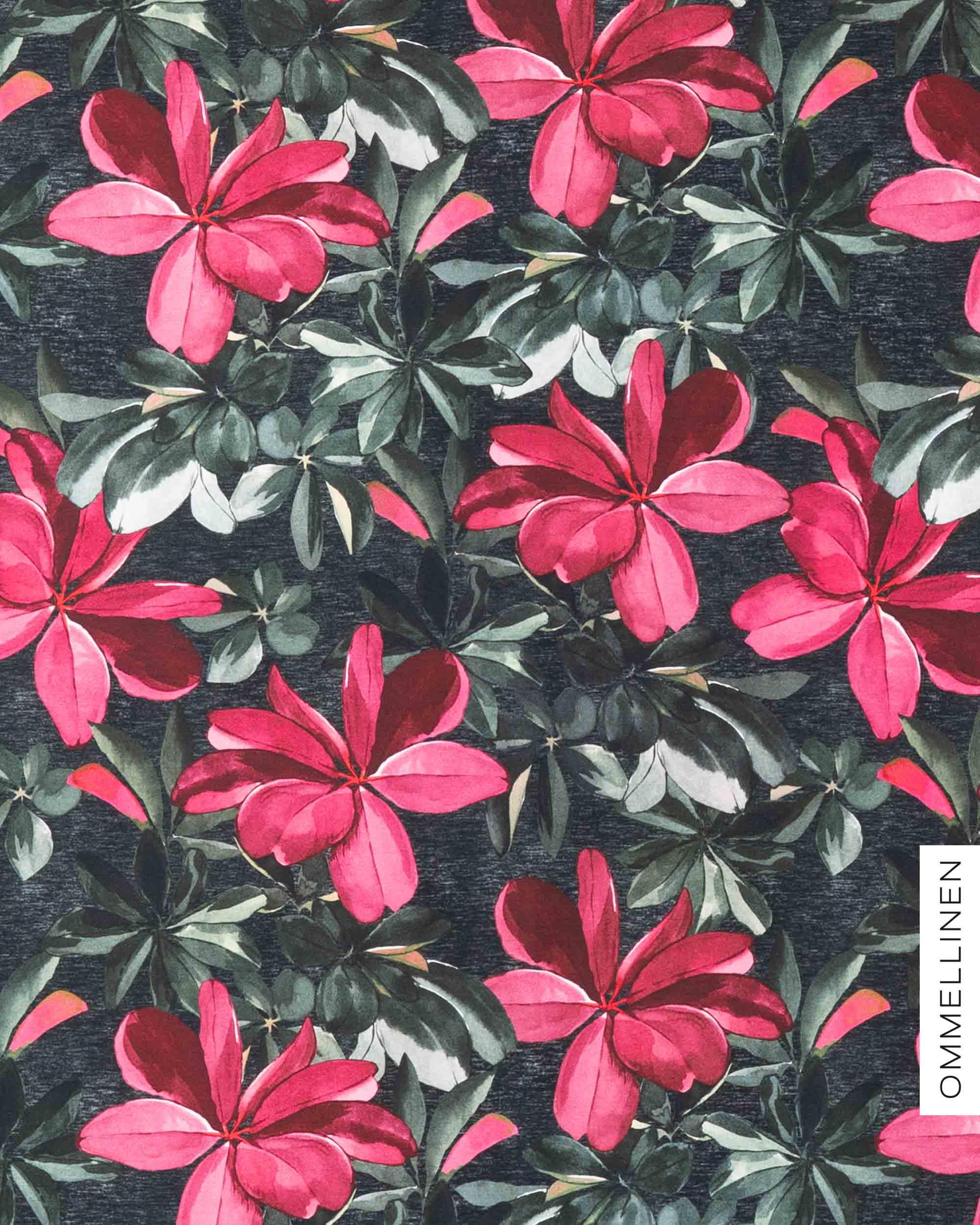 French terry - PRE-CUT, Aralia - fuchsia