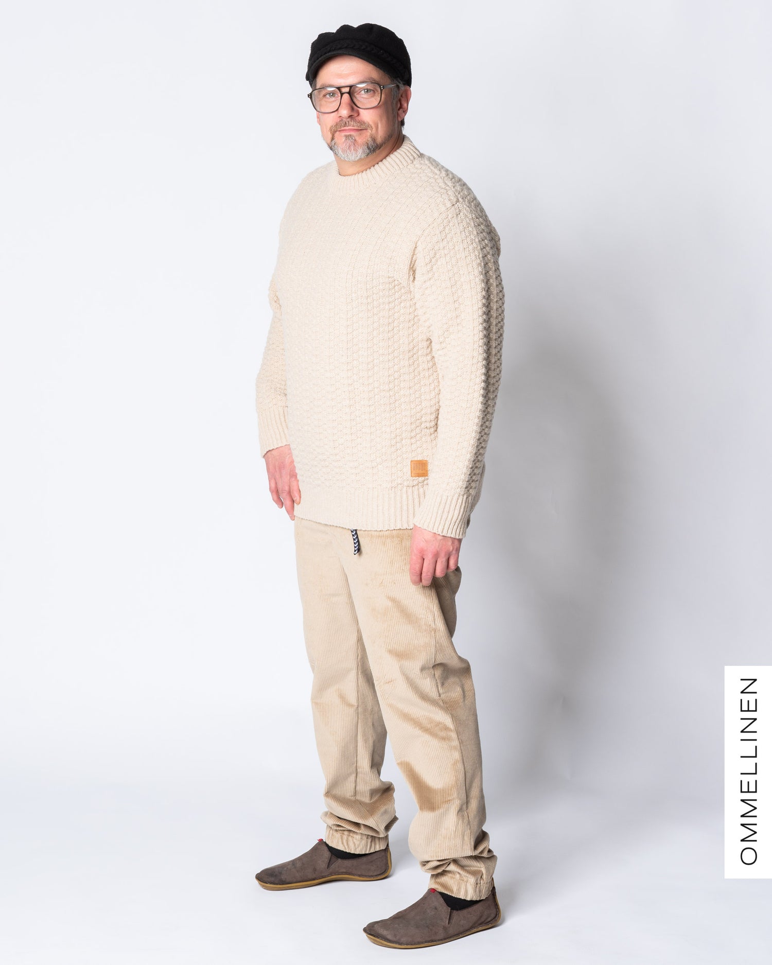 MERINO WOOL sweater, light sand
