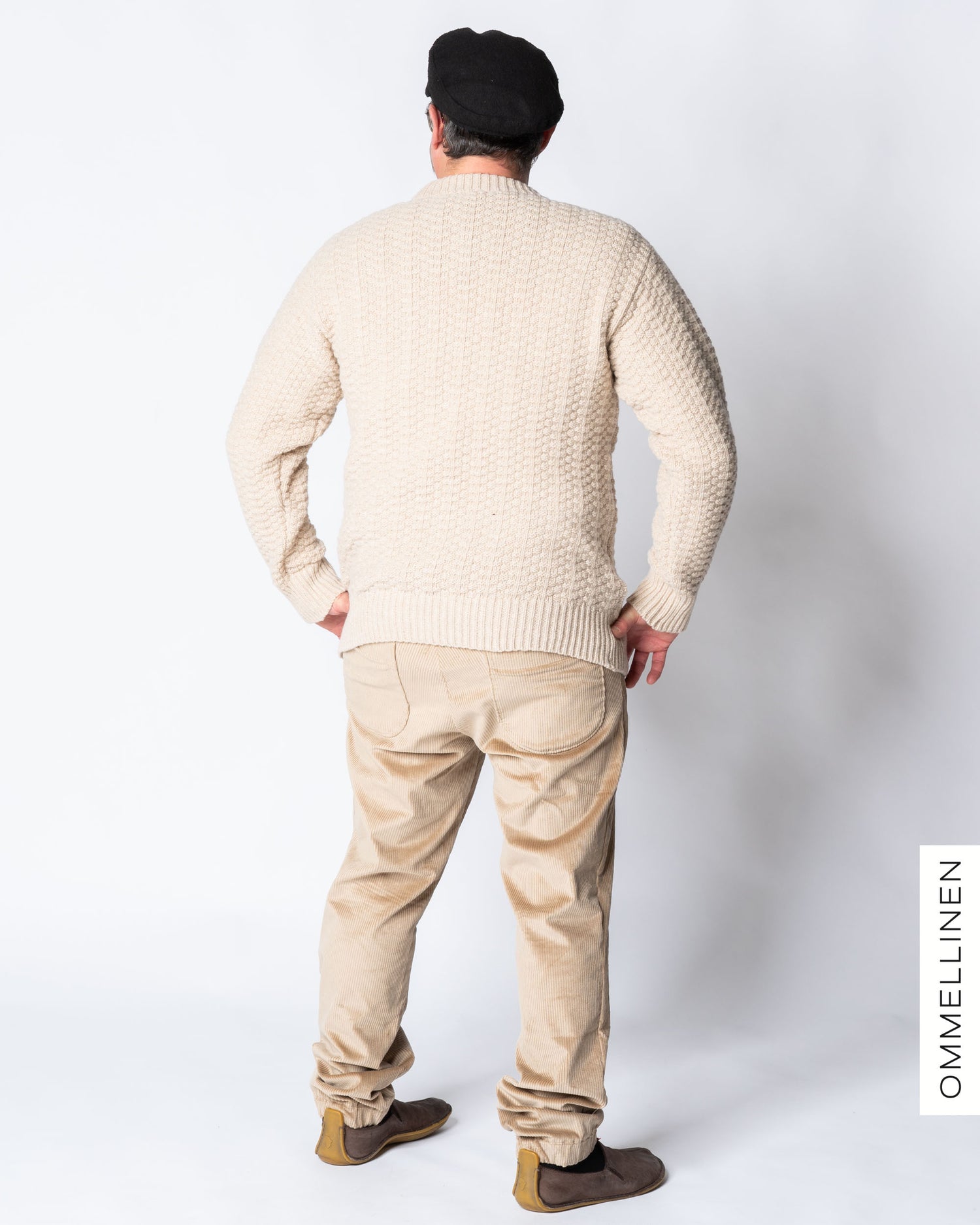 MERINO WOOL sweater, light sand