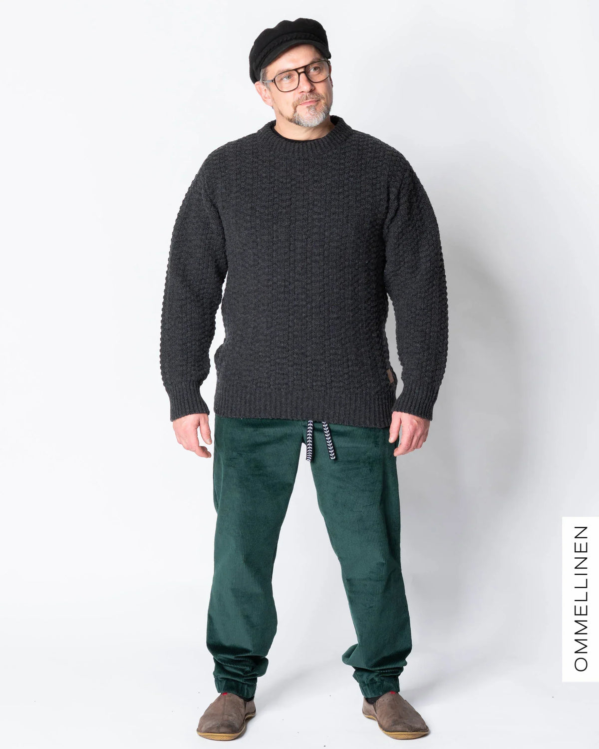 MEN'S CORDUROY pants, green