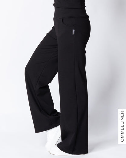 KANTTI pants - NORMAL LENGTH, black