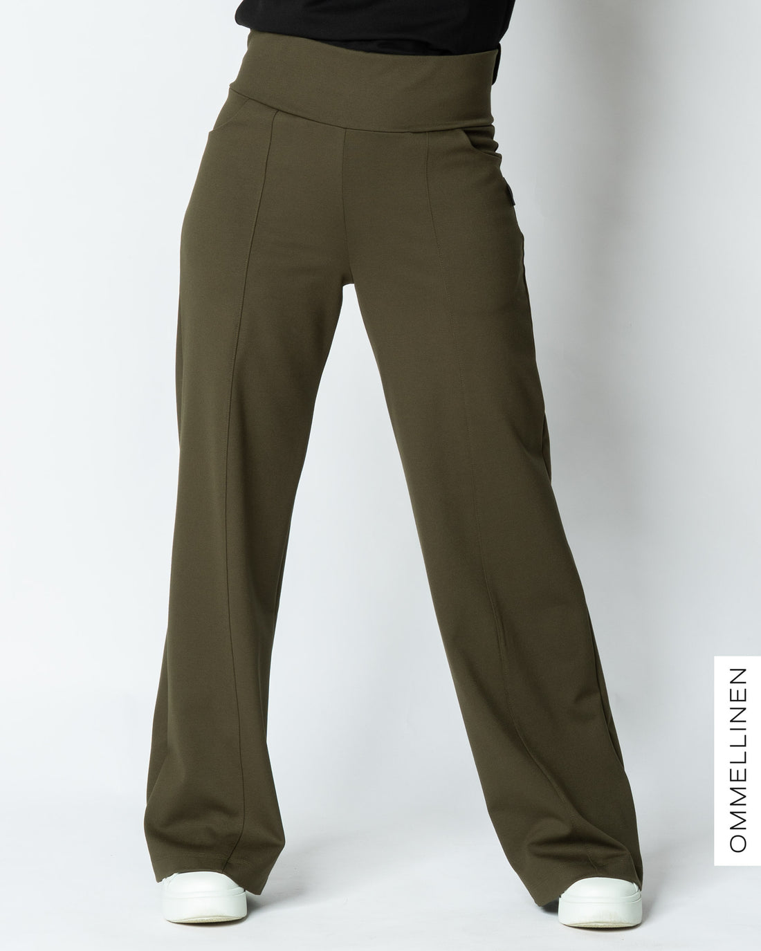 KANTTI pants - LONG LENGTH, forest green