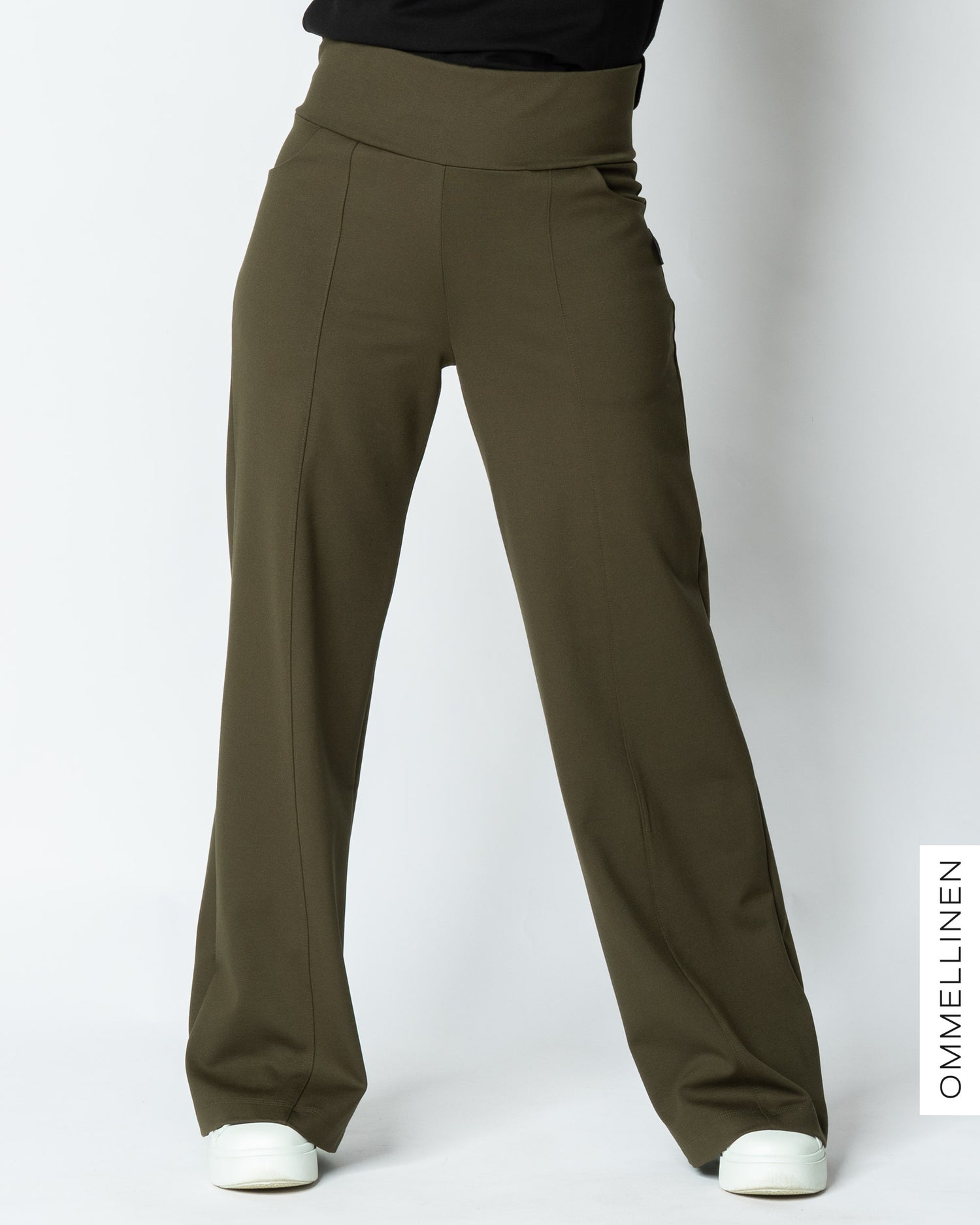 KANTTI pants - LONG LENGTH, forest green