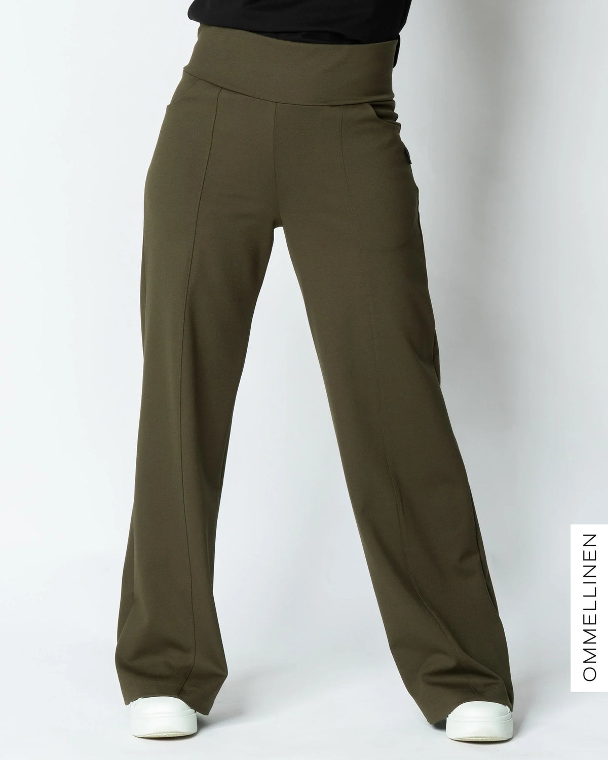 KANTTI pants - LONG LENGTH, forest green