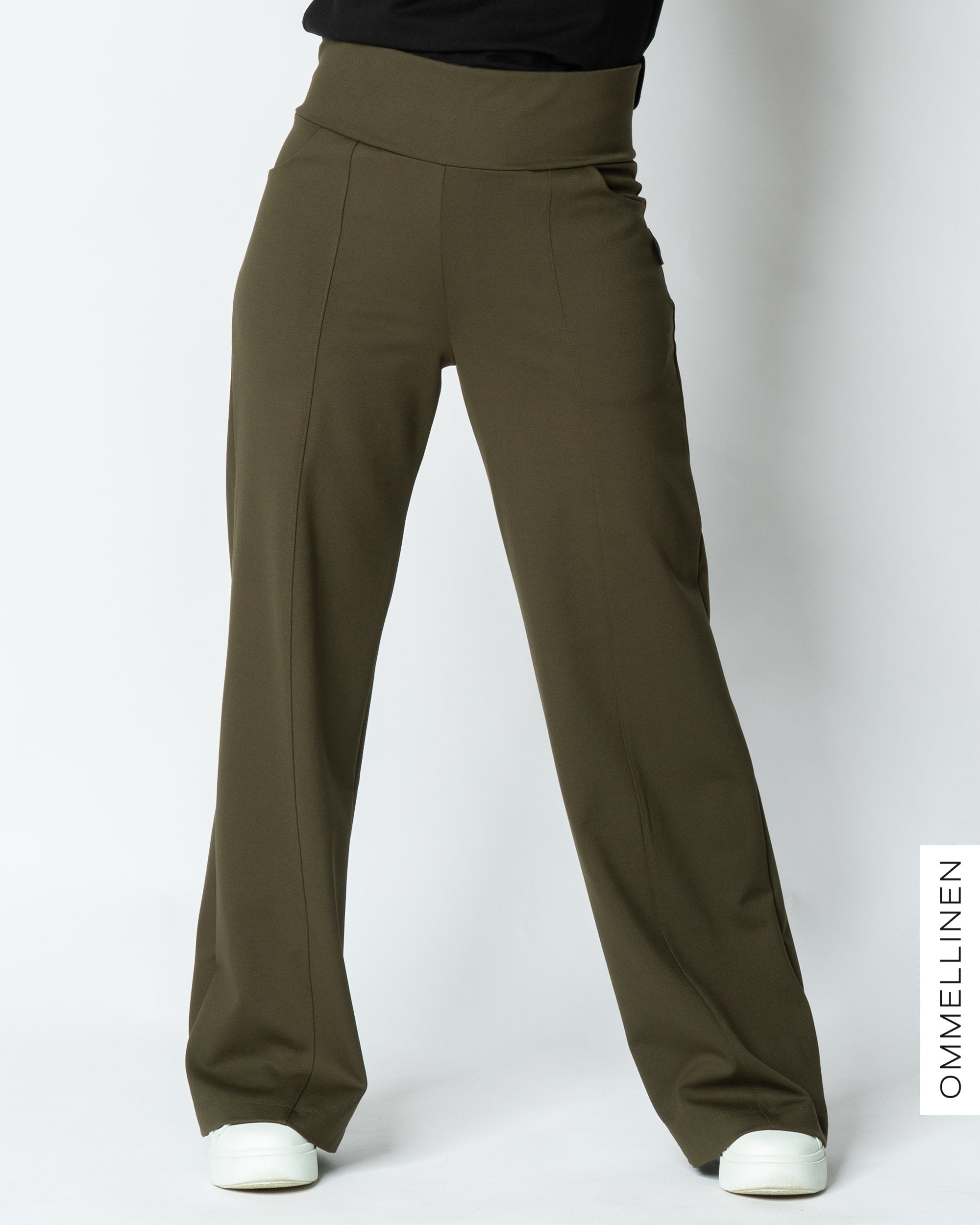 KANTTI pants - LONG LENGTH, forest green