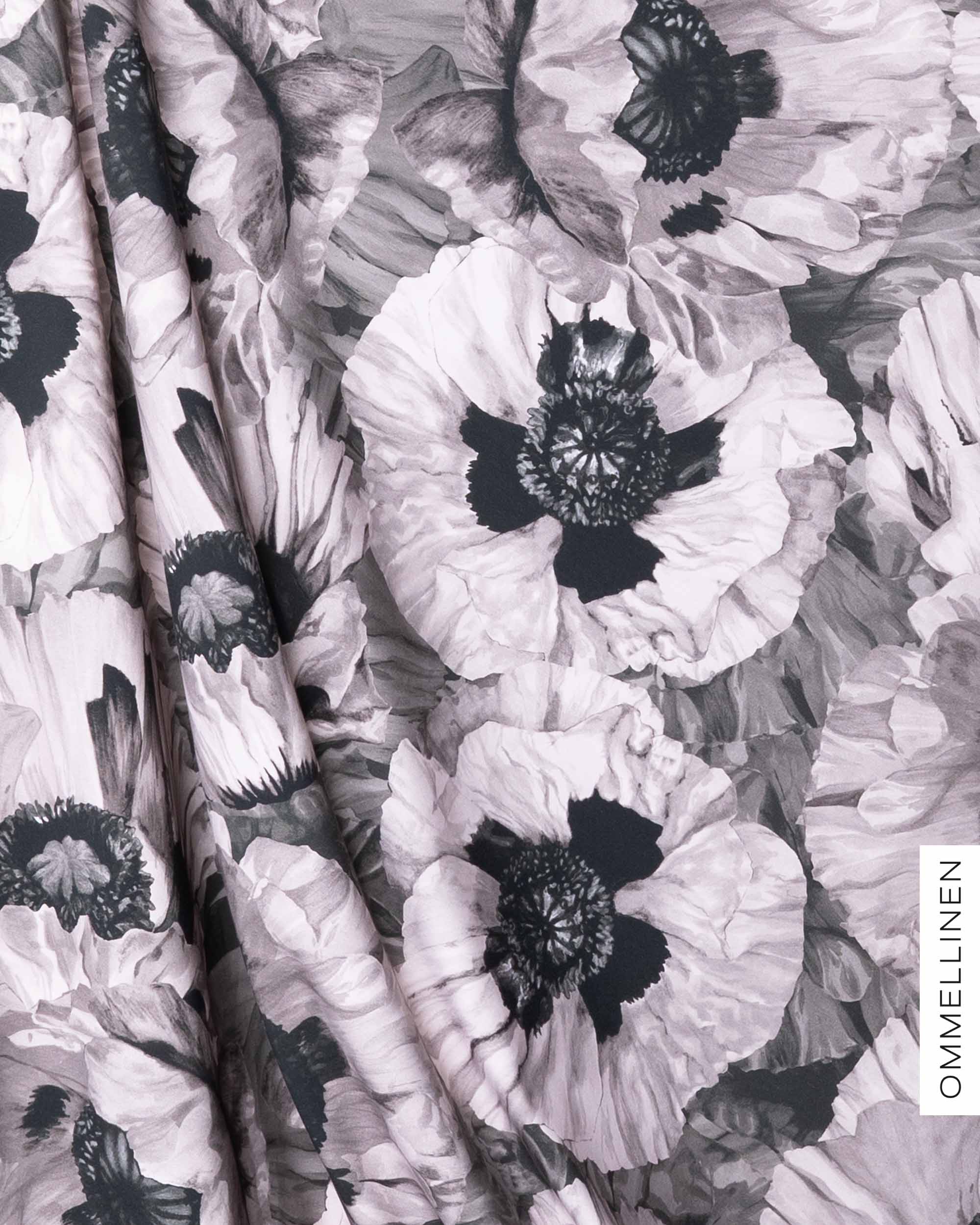 French terry, Tuulenkukka - ash