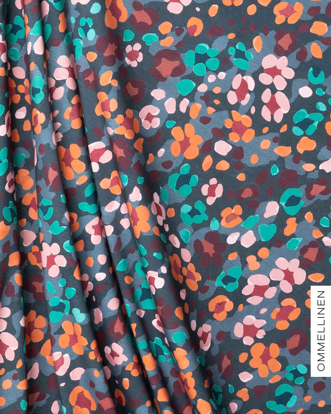 Jersey - PRE-CUT, Kukkaleopardi - multicolor