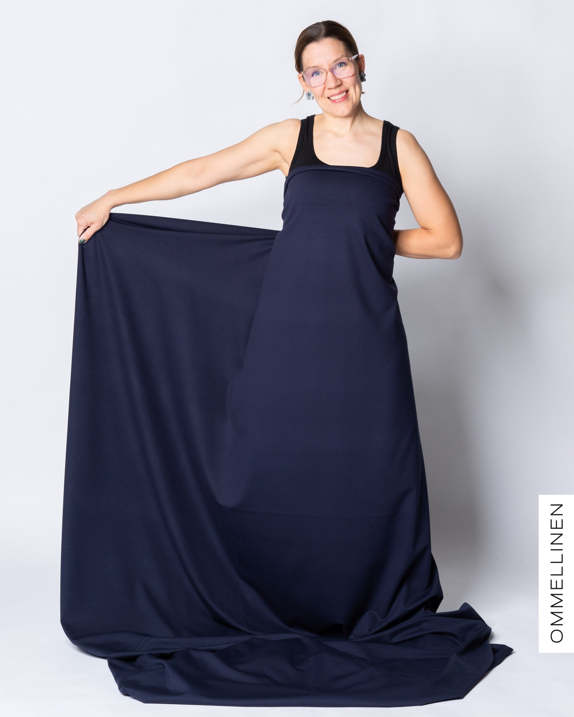 Punto knit, deep blue