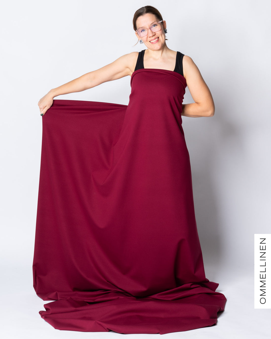 Punto knit - PRE-CUT, burgundy