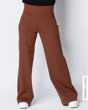 KANTTI pants - LONG LENGTH, brown