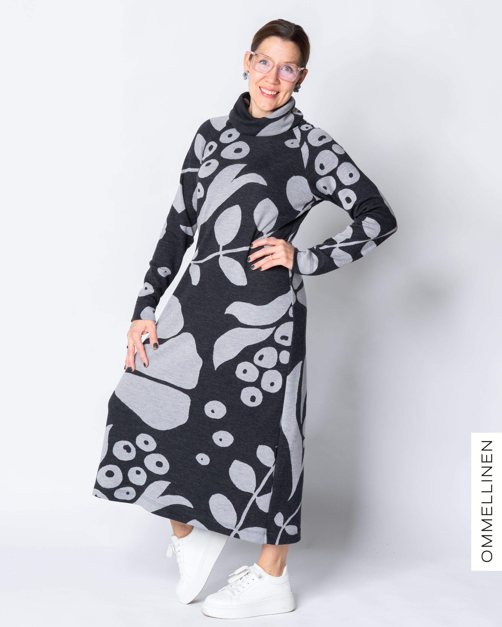 WOOL dress, Kaunotar - grey