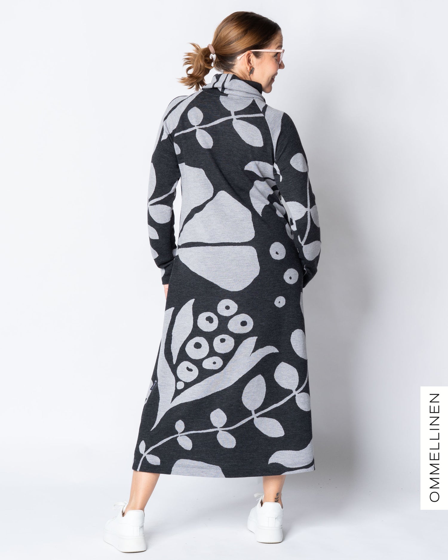 WOOL dress, Kaunotar - grey