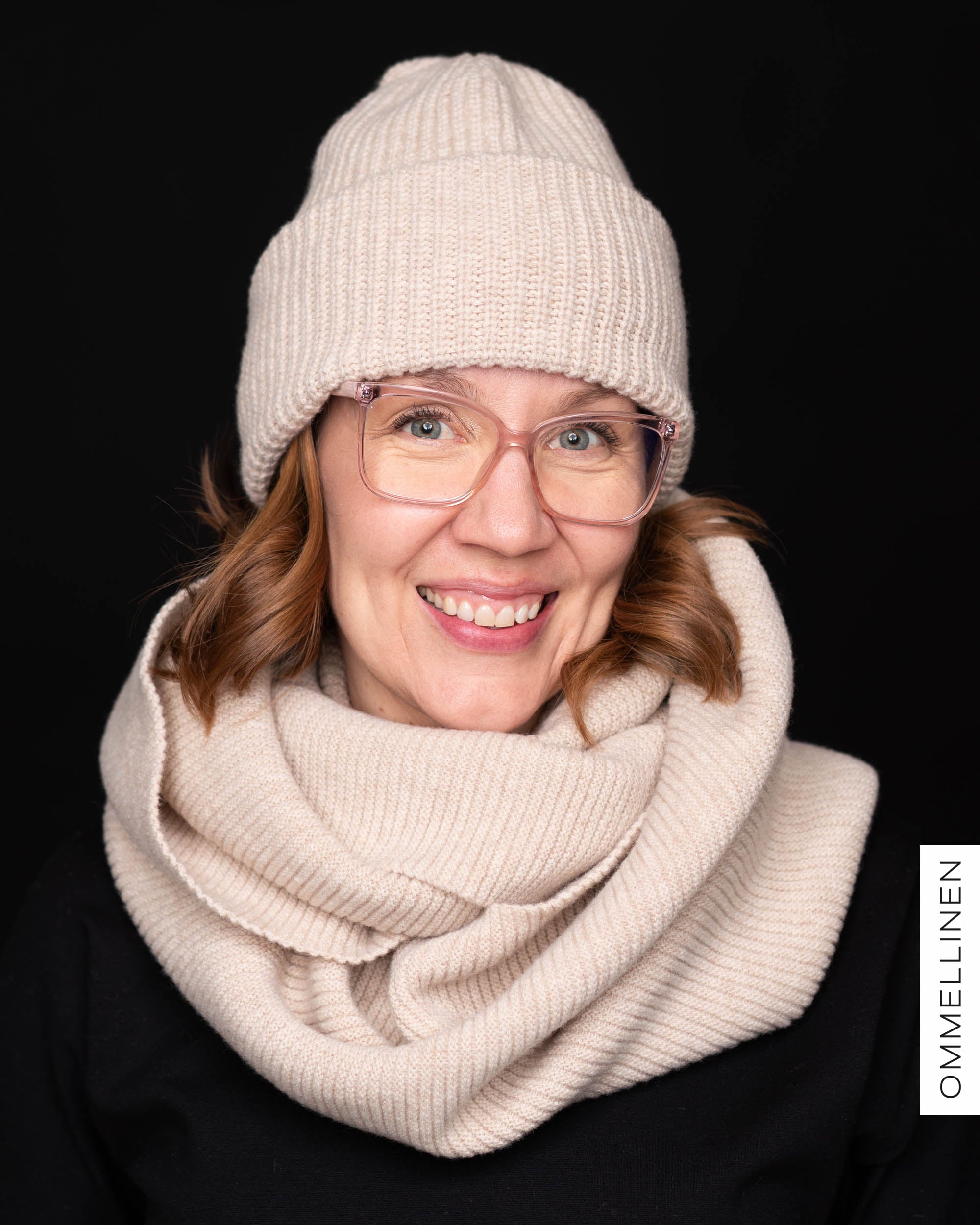 MAXI tube scarf, light sand