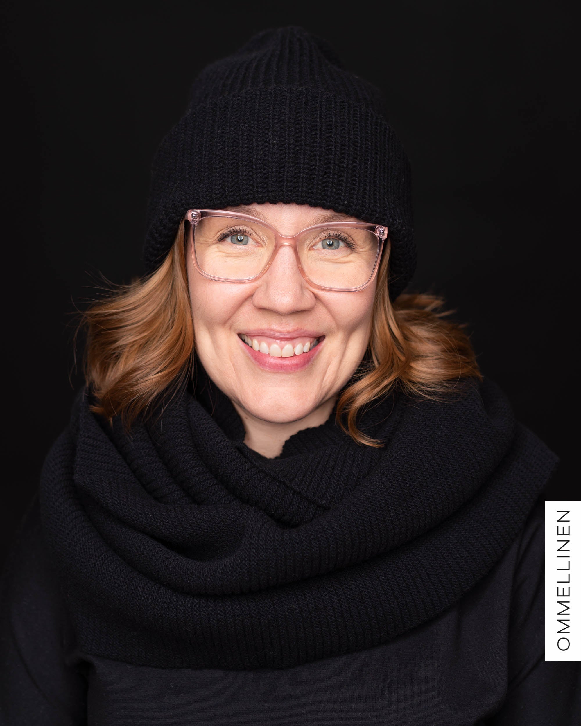 MAXI tube scarf, black