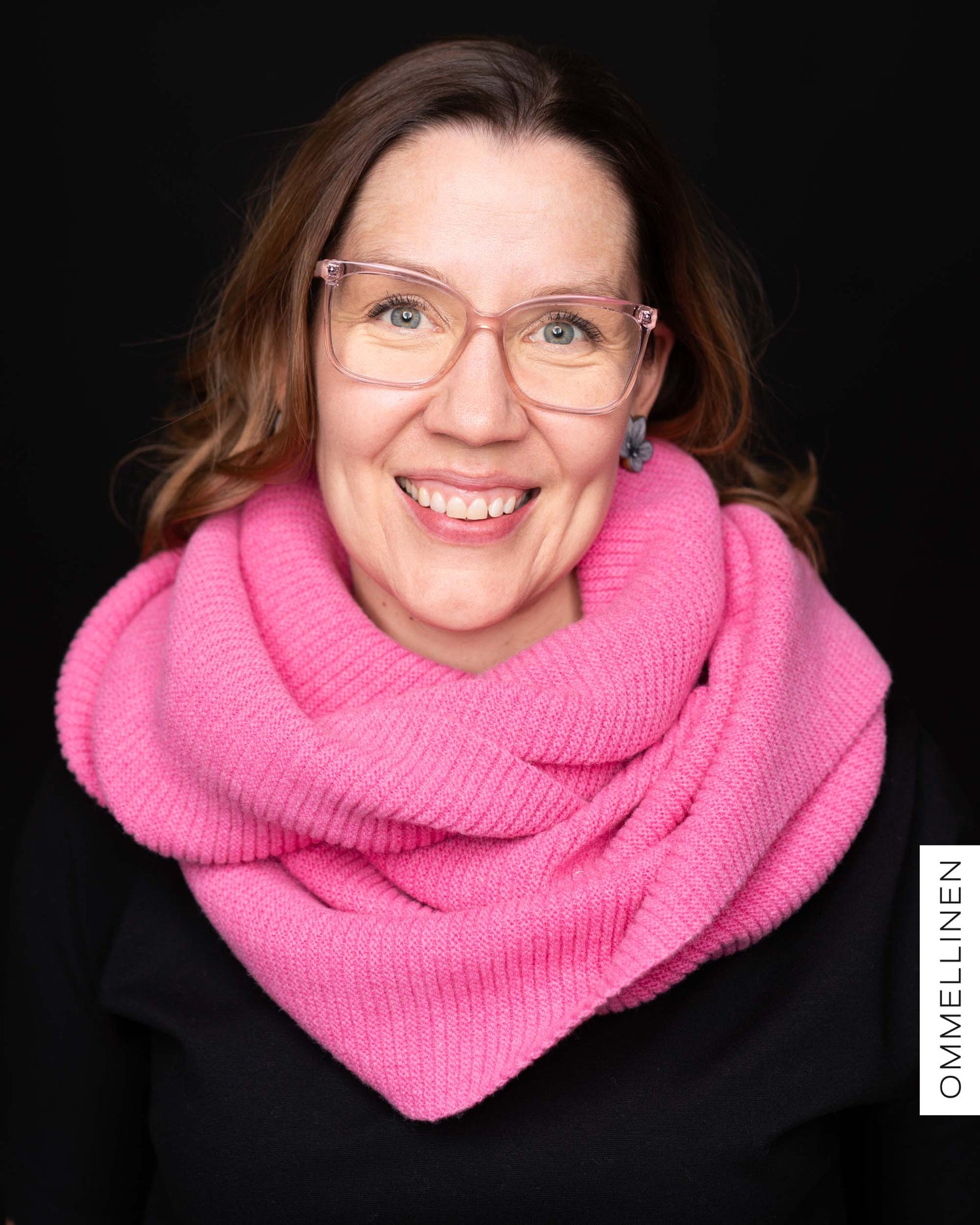 MAXI tube scarf, rasberry