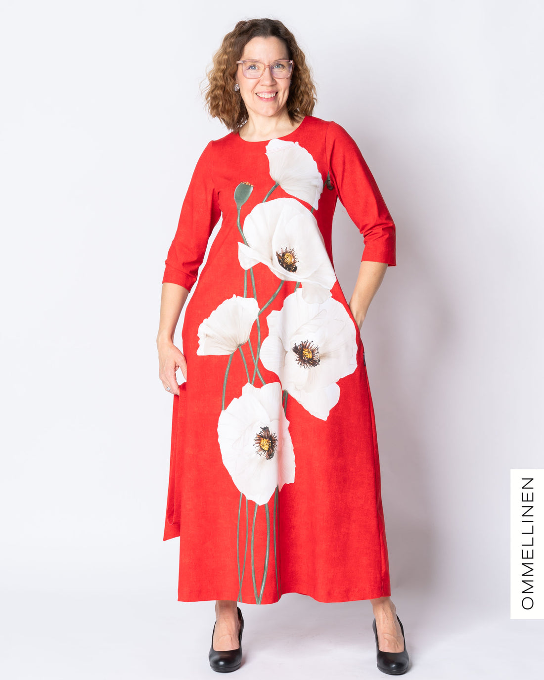 WHOOPS! UNELMA dress, Yökukka - red - 2XL