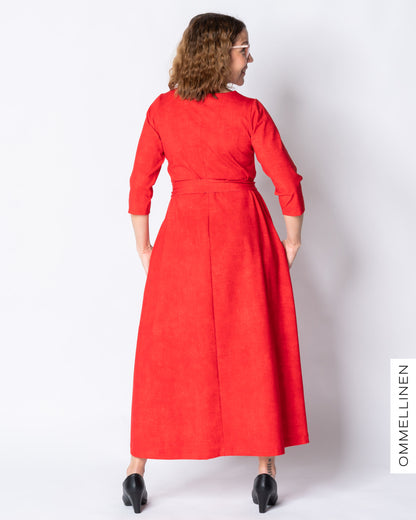 UNELMA dress, Yökukka - red