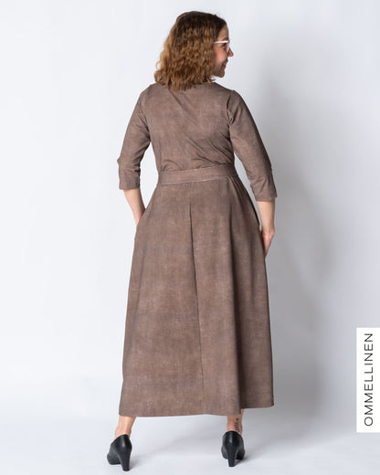 UNELMA dress, Yökukka - brown