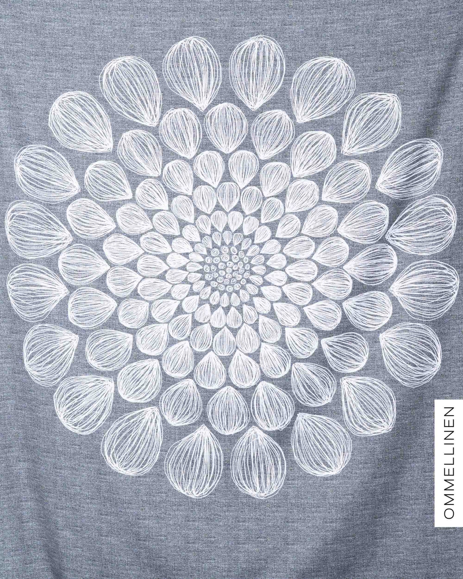 Cotton satin, Kaipuu - grey