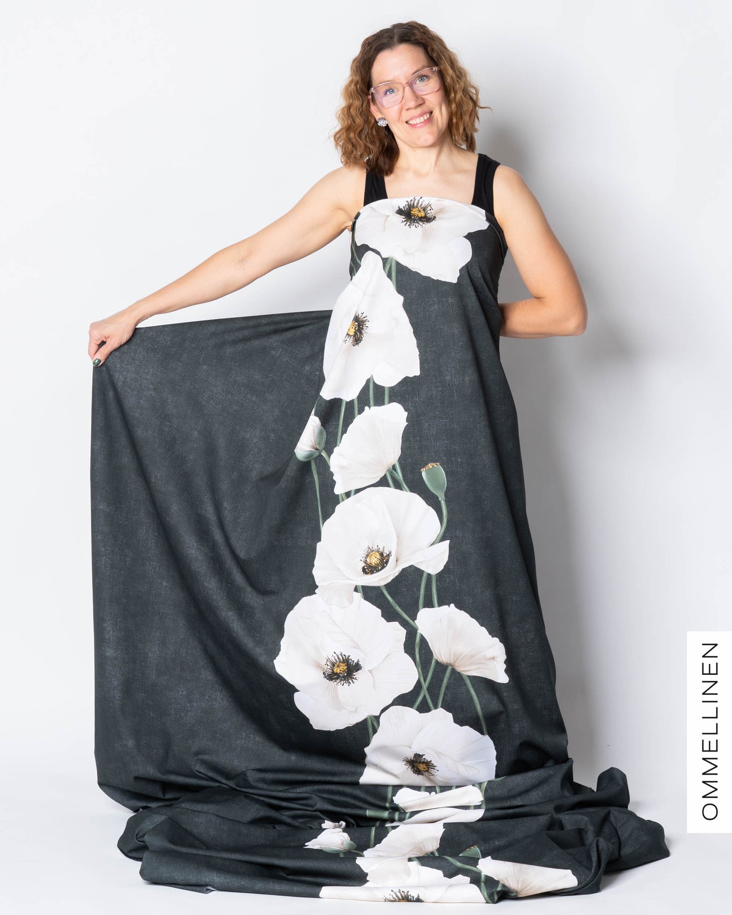 Cotton satin, Yökukka - grey