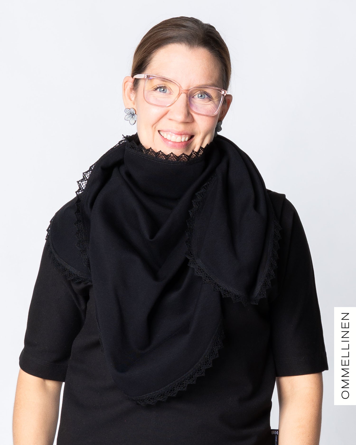 KOLMIO scarf, black