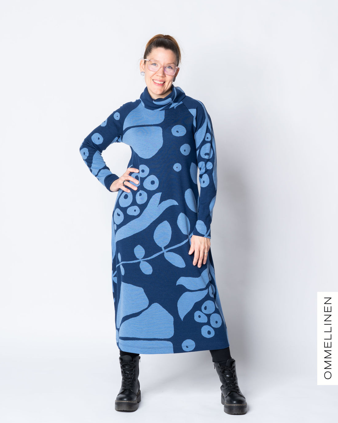 WOOL dress, Kaunotar - blue