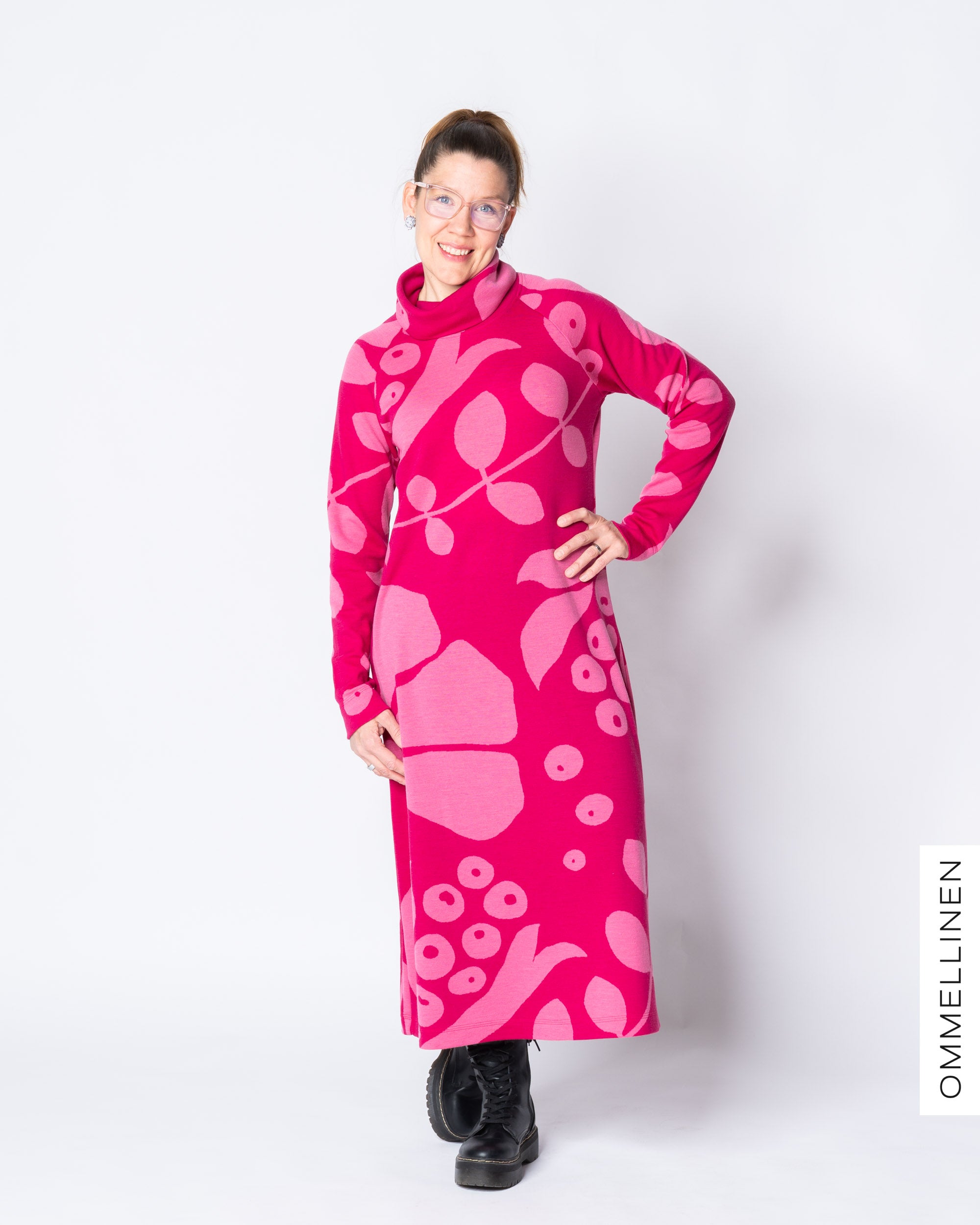 WOOL dress, Kaunotar - pink