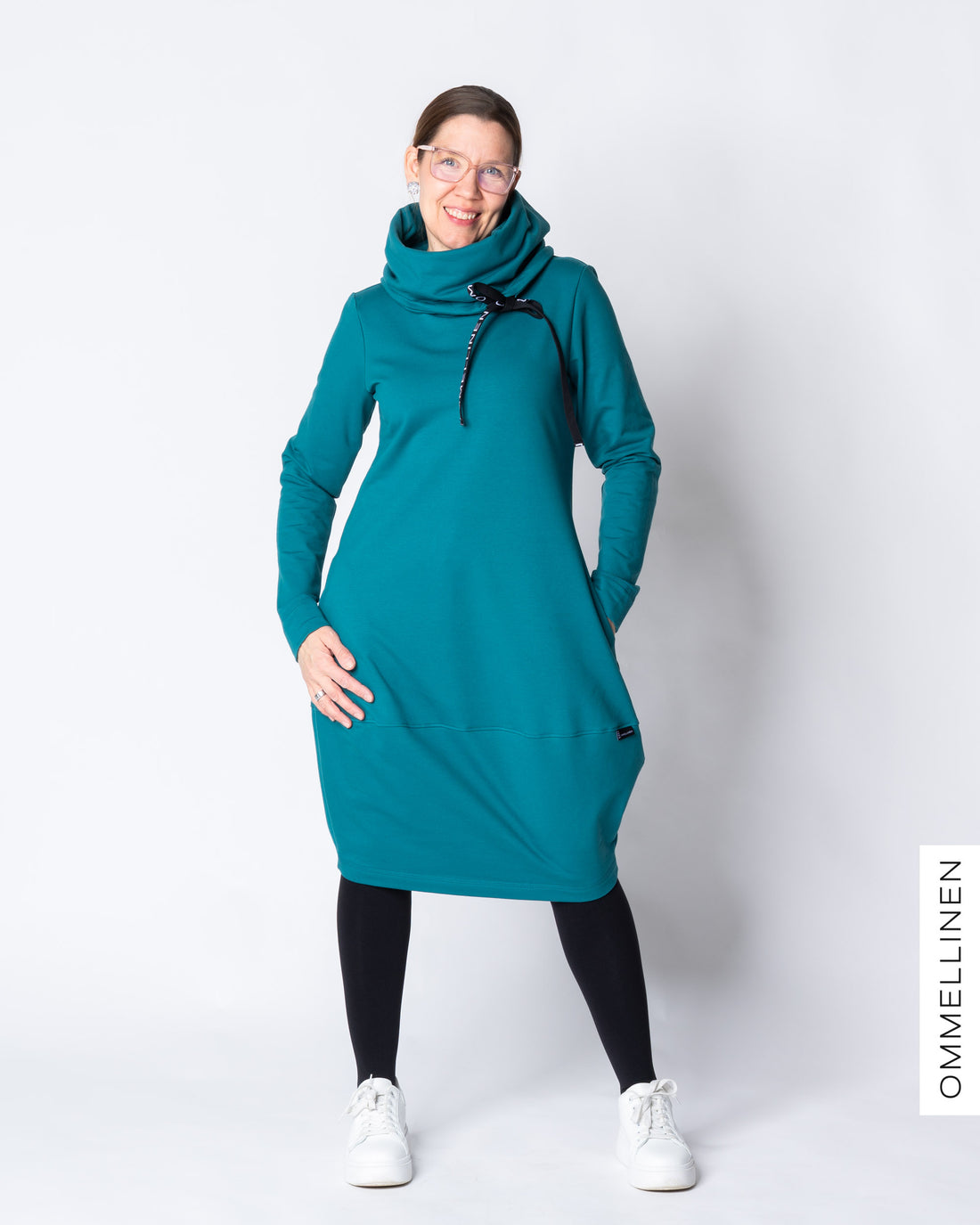 WHOOPS! SPORT dress, petrol blue - XS