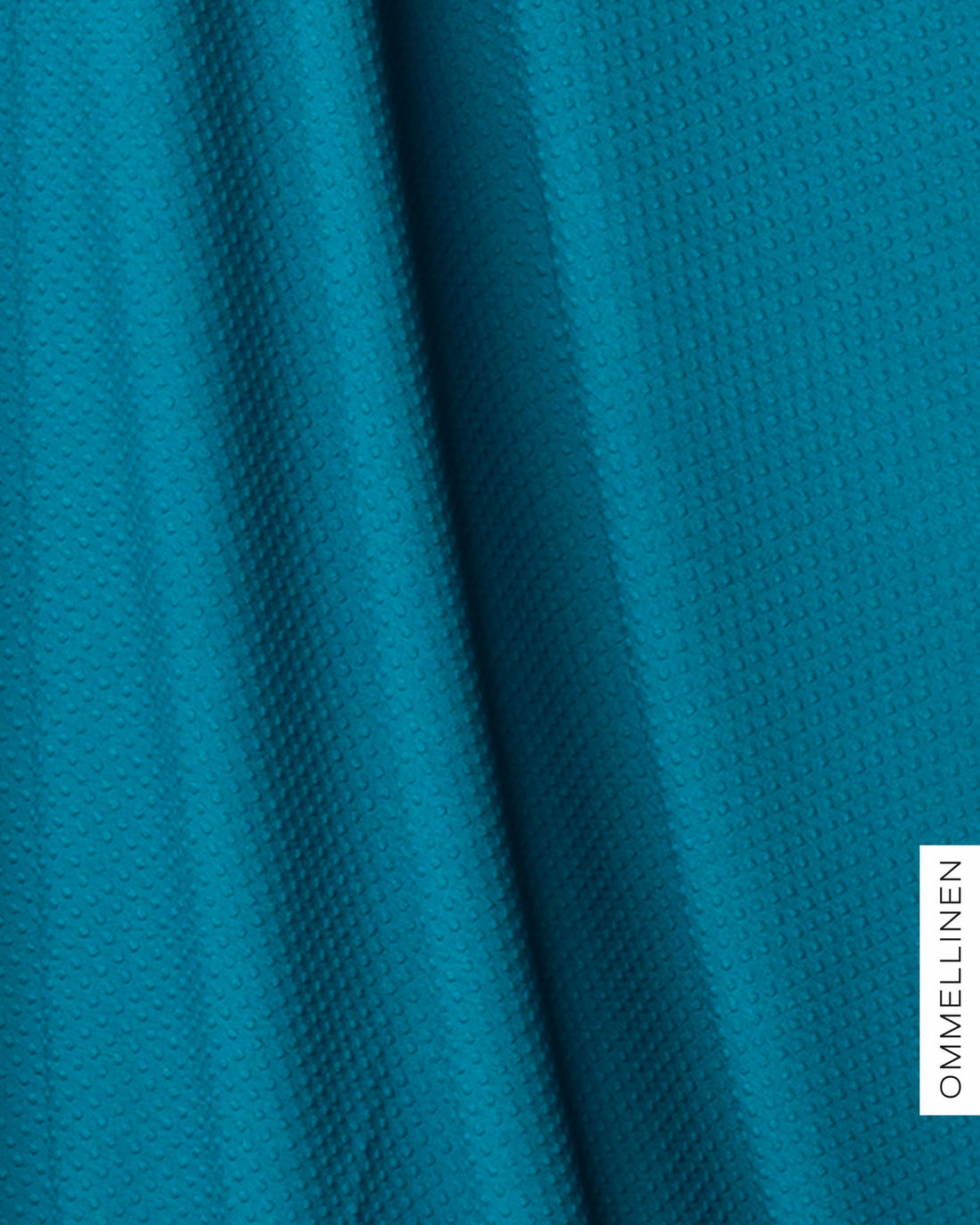 Embossed viscose knit - PRE-CUT, petrol