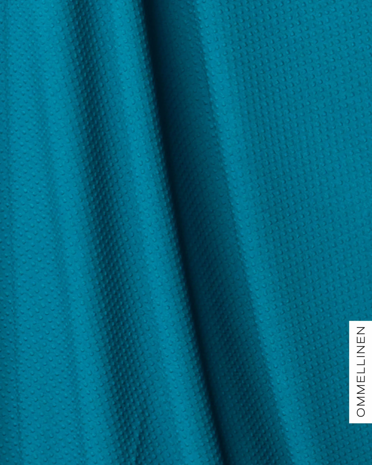 Embossed viscose knit - PRE-CUT, petrol