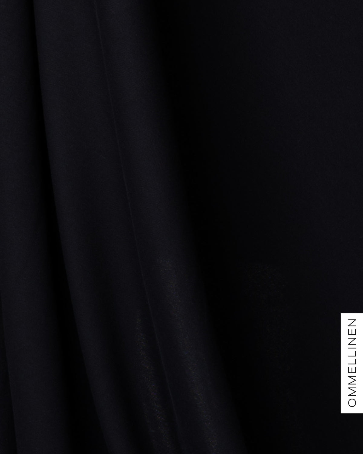 Organic cotton knit, black