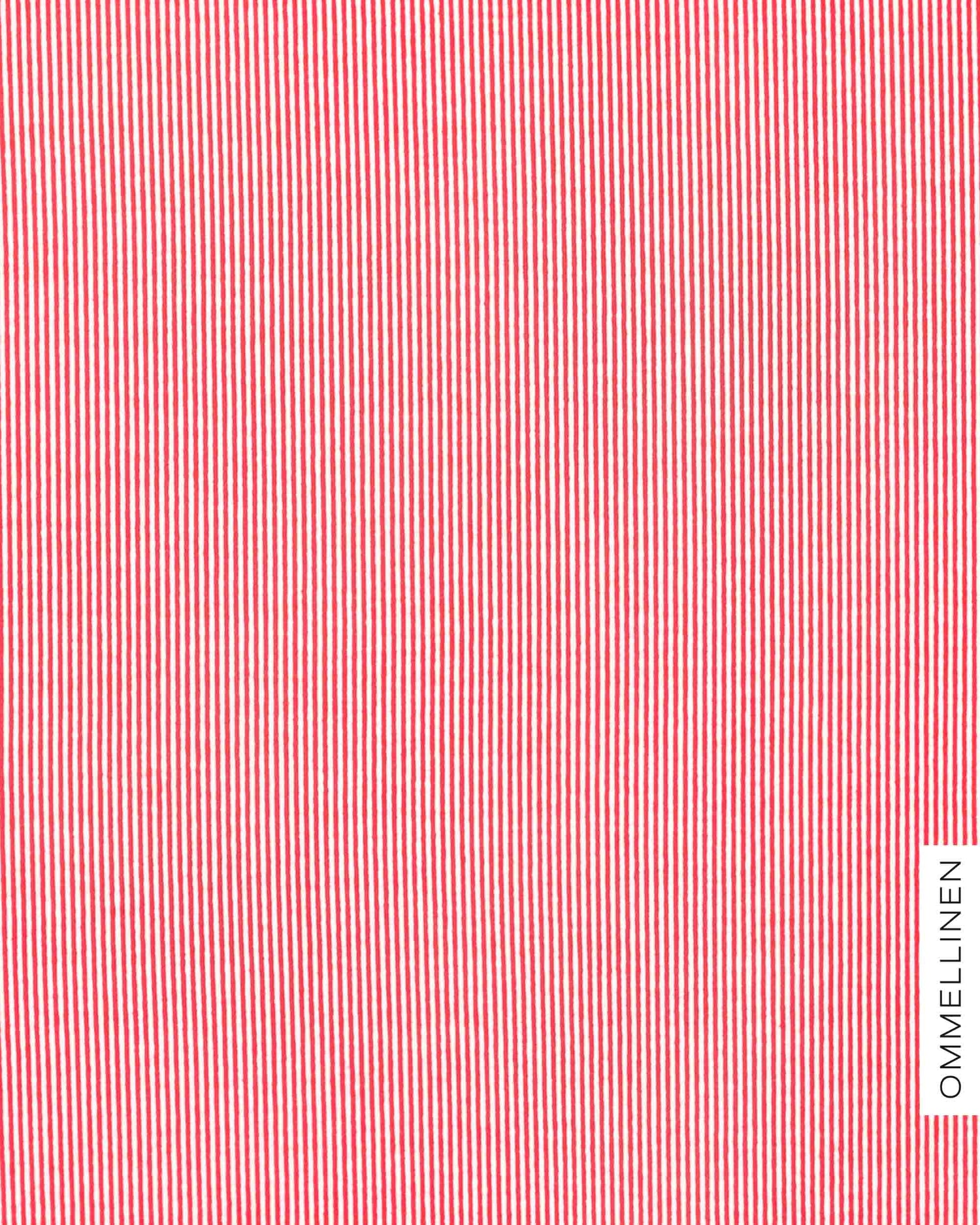 Stripe rib knit, red/white