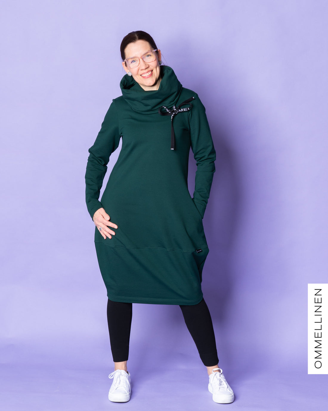 WHOOPS! SPORT dress, emerald - XL