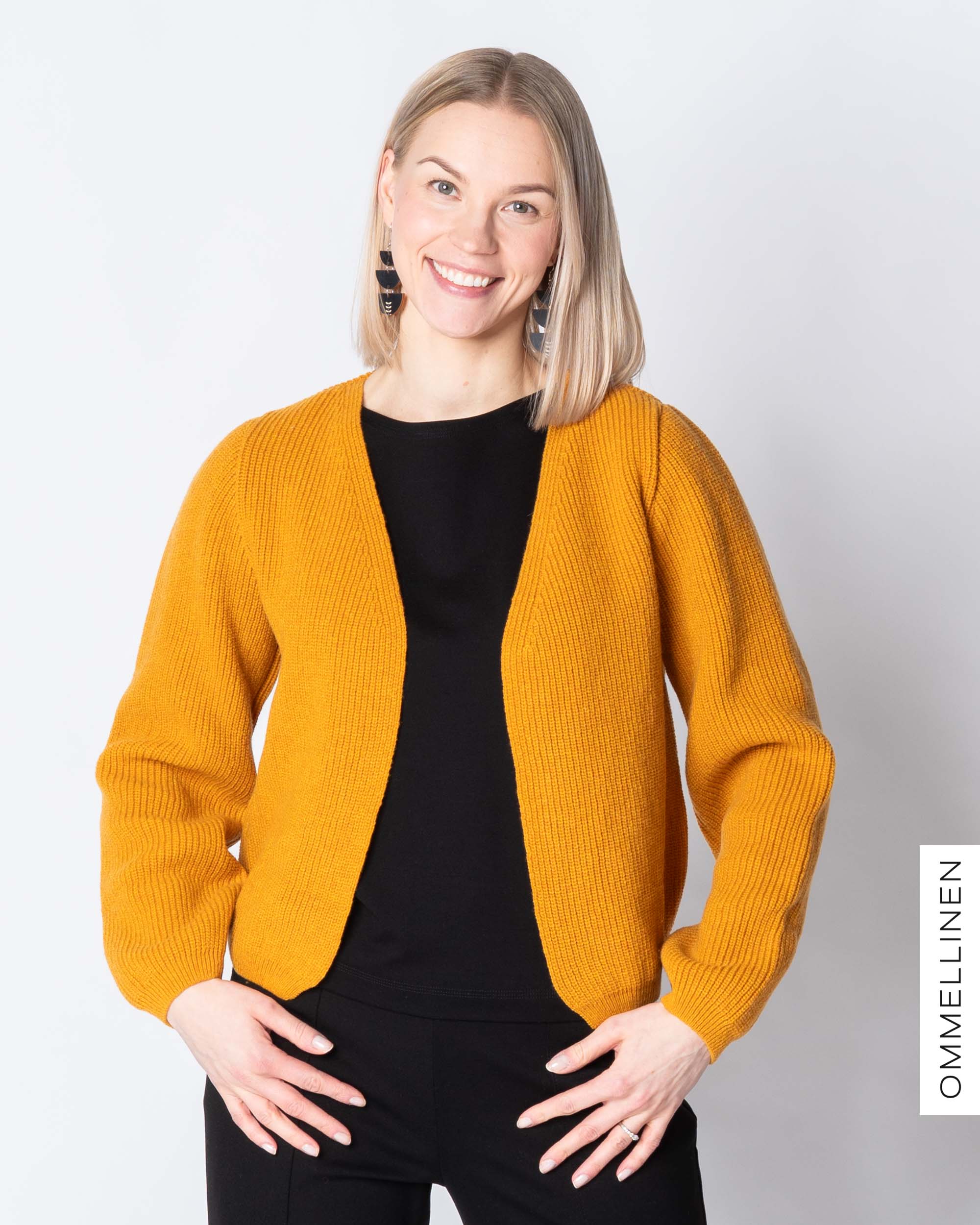 NEULE cardigan - merino, cloudberry
