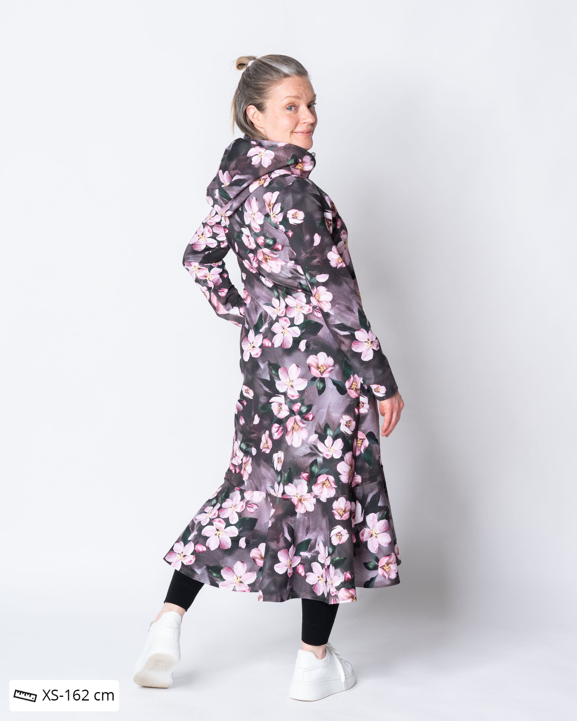 HULMU hoodie, Omenankukkia - rose