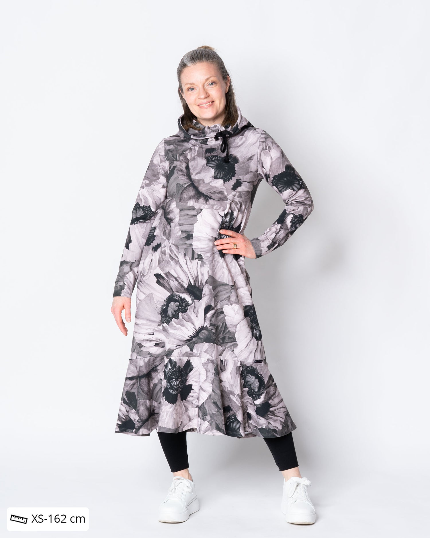 HULMU hoodie, Tuulenkukka - tuhka